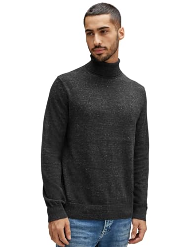 Street One MEN Herren D302358 Rollkragenpullover, Anthra Grey Melange, Large von Street One MEN