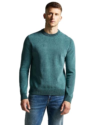 Street One MEN Herren D302359 Strickpullover, Turquoise Green, Large von Street One MEN