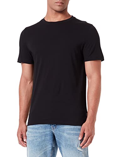 Street One MEN Herren D317728 Baumwollshirt, Black, M von Street One MEN