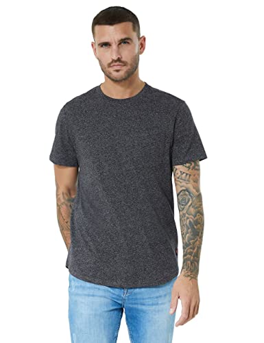 Street One MEN Herren D317730 Baumwollshirt, Storm Grey Melange, L von Street One MEN