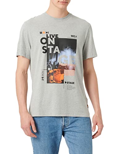 Street One MEN Herren D318449 Jerseyshirt, Stone Grey Melange, XXXL von Street One MEN