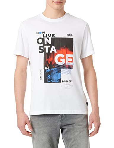 Street One MEN Herren D318449 Jerseyshirt, White, XXL von Street One MEN