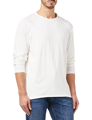 Street One MEN Herren D318745 Langarmshirt, Wool White, XL von Street One MEN