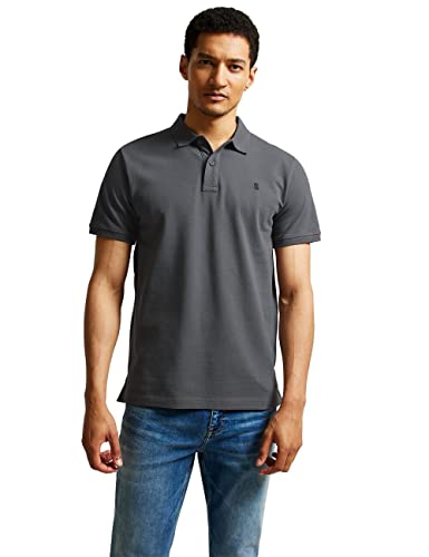 Street One MEN Herren D319366 Poloshirt, Ash Grey, M EU von Street One MEN