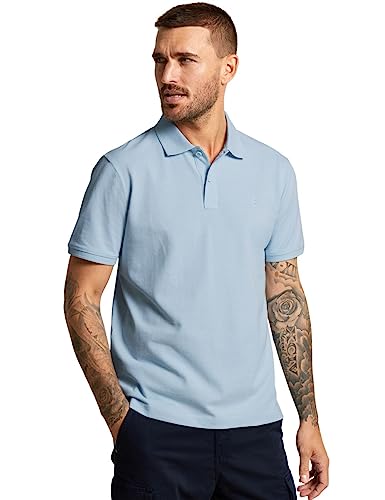 Street One MEN Herren D319366 Poloshirt, Ice Blue, Small von Street One MEN