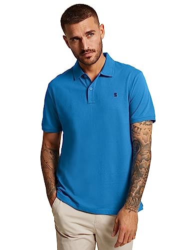 Street One MEN Herren D319366 Poloshirt, Sonic Blue, M von Street One MEN