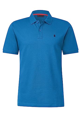 Street One MEN Herren D319366 Poloshirt, Sonic Blue, XL von Street One MEN