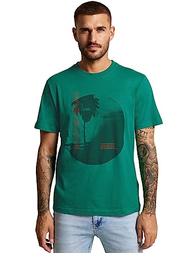 Street One MEN Herren D319762 Kurzarmshirt, Irish Green, Medium von Street One MEN