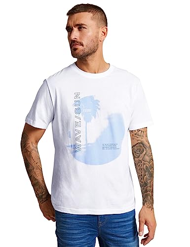 Street One MEN Herren D319762 Kurzarmshirt, White, M von Street One MEN