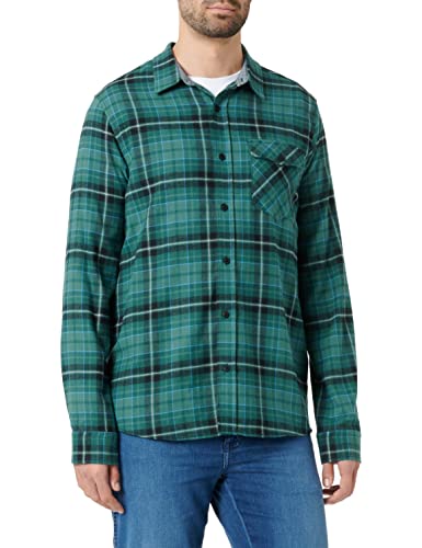 Street One MEN Herren D330021 Herrenhemd, Jungle Green, L von Street One MEN