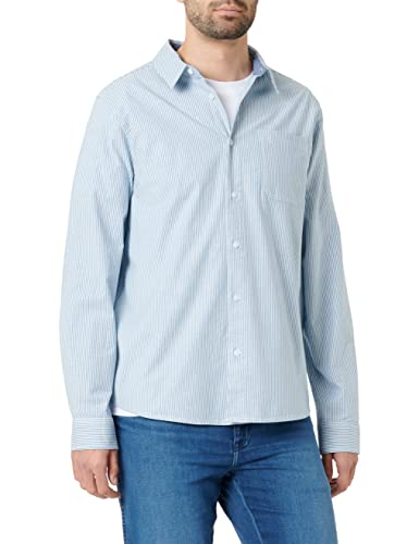 Street One MEN Herren D330023 Herrenhemd,shadow blue,L von Street One MEN