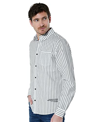 Street One MEN Herren D330045 Herrenhemd, White, 3XL von Street One MEN