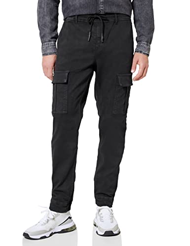 Street One MEN Herren D375733 Cargohose, Black, W33/L32 von Street One MEN