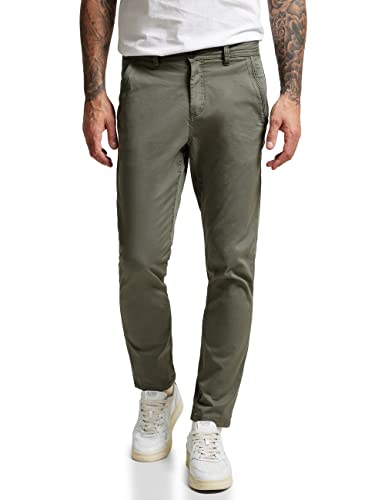 Street One MEN Herren D376457 Chinohose, Mud Green, 30W / 32L EU von Street One MEN