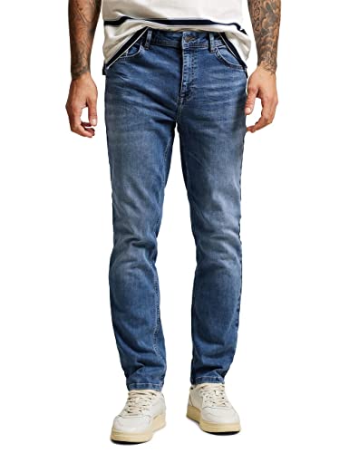 Street One MEN Herren Denim_Style-Player,regularfit,slimleg,Blue Jeanshose, Indigo Blue Wash, 38W / 32L EU von Street One MEN