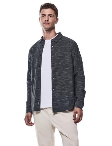 Street One MEN Herren Hemd in Melange-Optik von Street One MEN