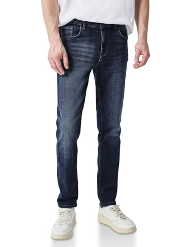 Street One Men Herren 3714057 Jeans im Slim Fit, Indigo Blue wash, 33W X 34L von Street One MEN