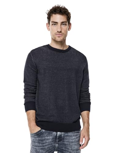 Street One MEN Herren Pullover in Two Tone Optik von Street One MEN