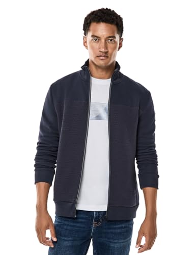 Herren Sweatjacke mit Materialmix von Street One MEN