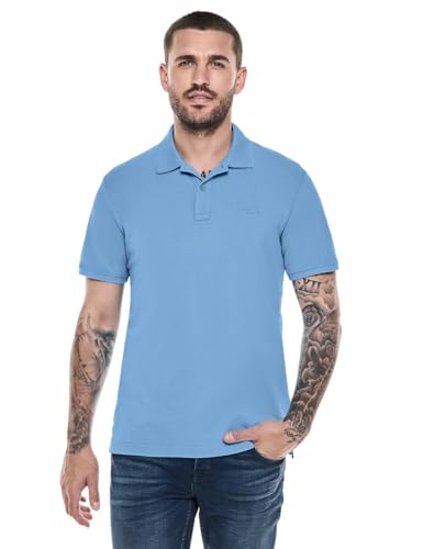 Street One MEN Herren Washed-Look Poloshirt von Street One MEN