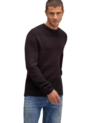 Street One MEN Men's D302585 Pullover Sweater, Ink red, XX-Large von Street One MEN