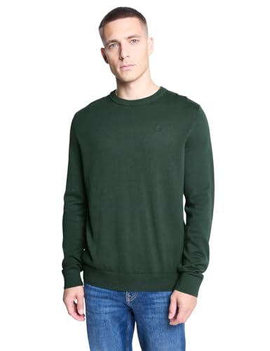 Street One Men Basic Baumwoll Pullover Soft Olive Green 3XL von Street One MEN