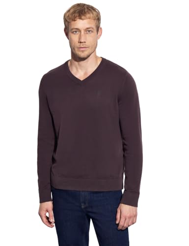 Herren Basic V-Neck Strickpullover von Street One MEN