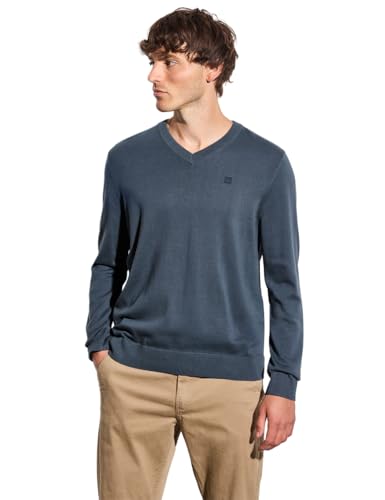 Street One Men Herren 3008664 Basic V-Neck Strickpullover, Dusk Blue, Large Street One Men Herren 3008664 Basic V-Neck Strickpullover, Dusk Blue, Large von Street One MEN
