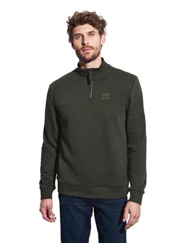 Herren Troyer Strukturpullover von Street One MEN
