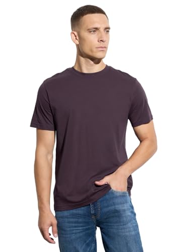 Herren Basic T-Shirt in Unifarbe von Street One MEN