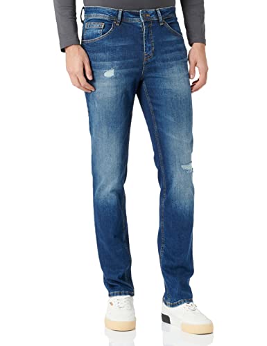 Street One Men Herren D375624 Jeanshose, Indigo Blue Heavy Random wash, W31/L34 von Street One MEN