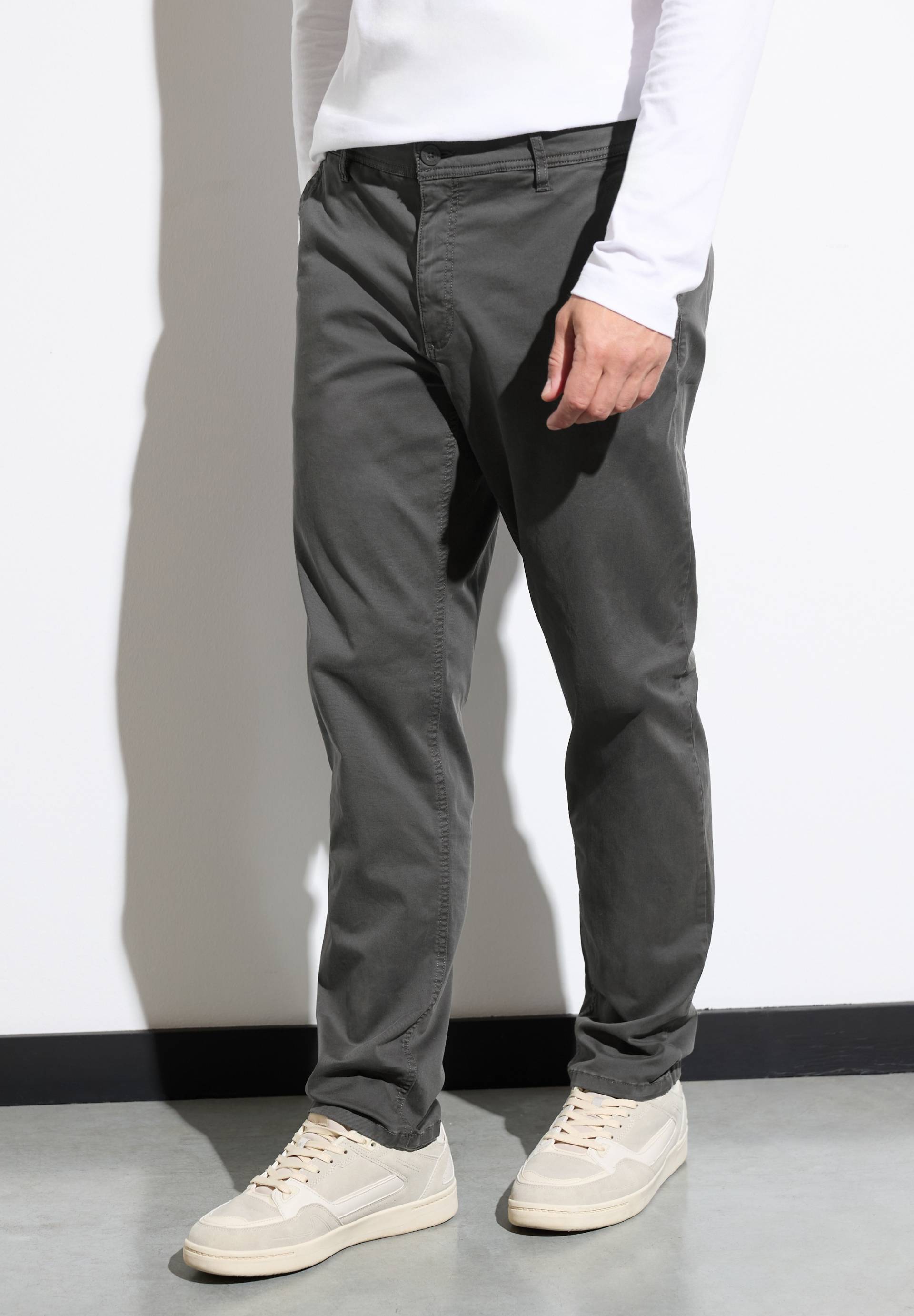 STREET ONE MEN Chinohose aus Baumwolle mit Stretchanteil von Street One Men