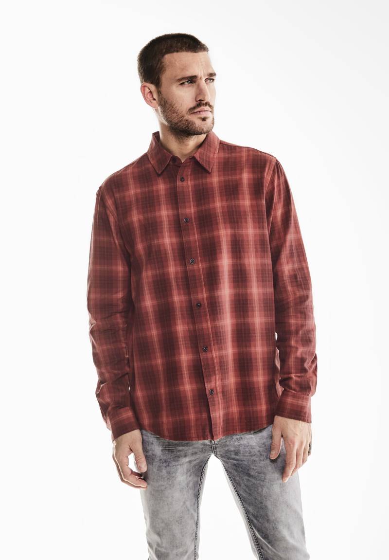 STREET ONE MEN Karohemd, mit Knopfleiste von Street One Men