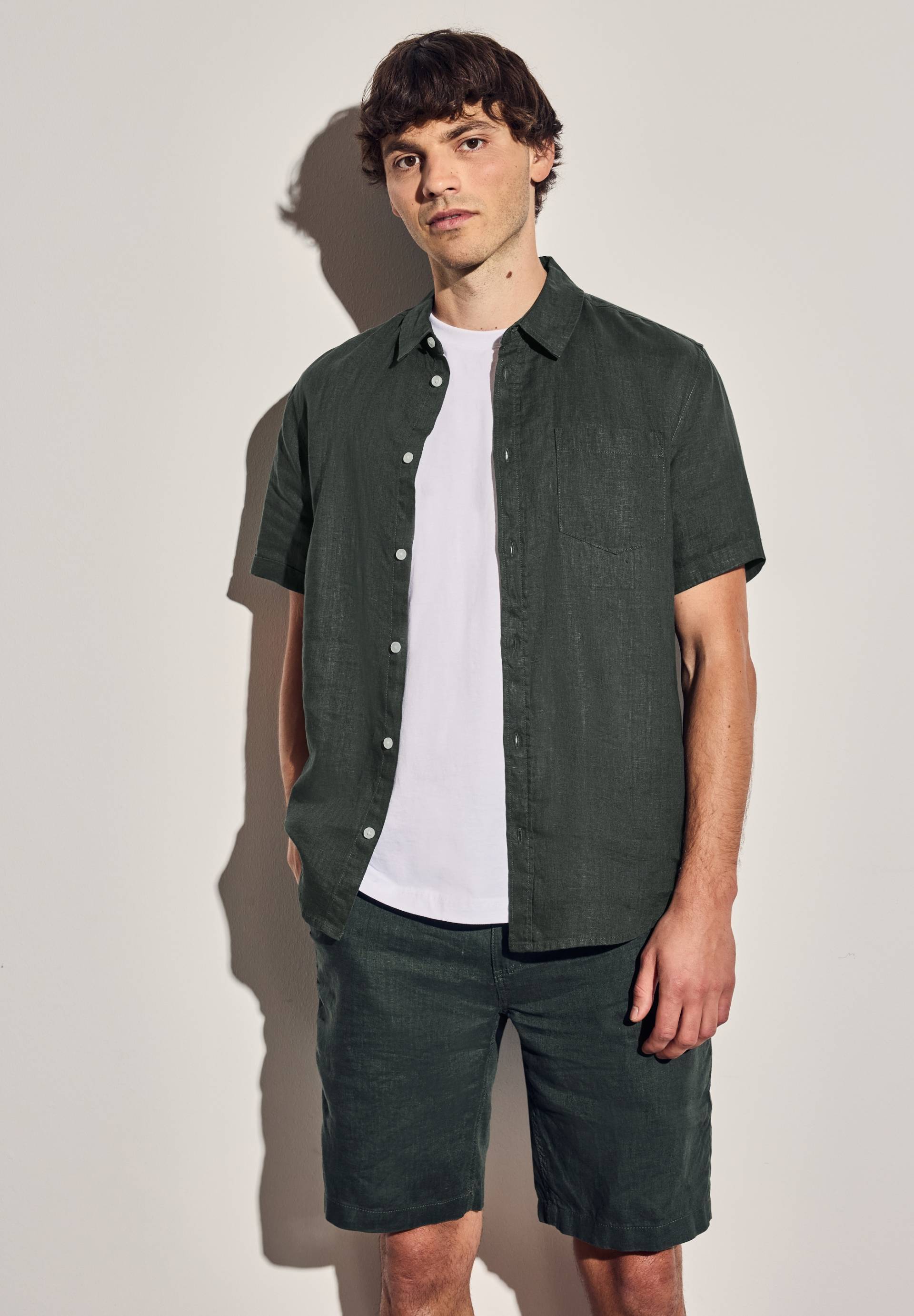 STREET ONE MEN Kurzarmhemd, mit Brusttasche von Street One Men