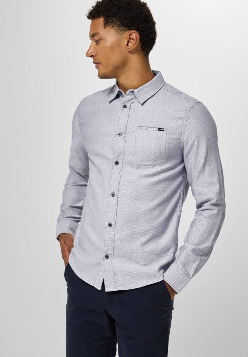 STREET ONE MEN Langarmhemd aus reiner Baumwolle von Street One Men