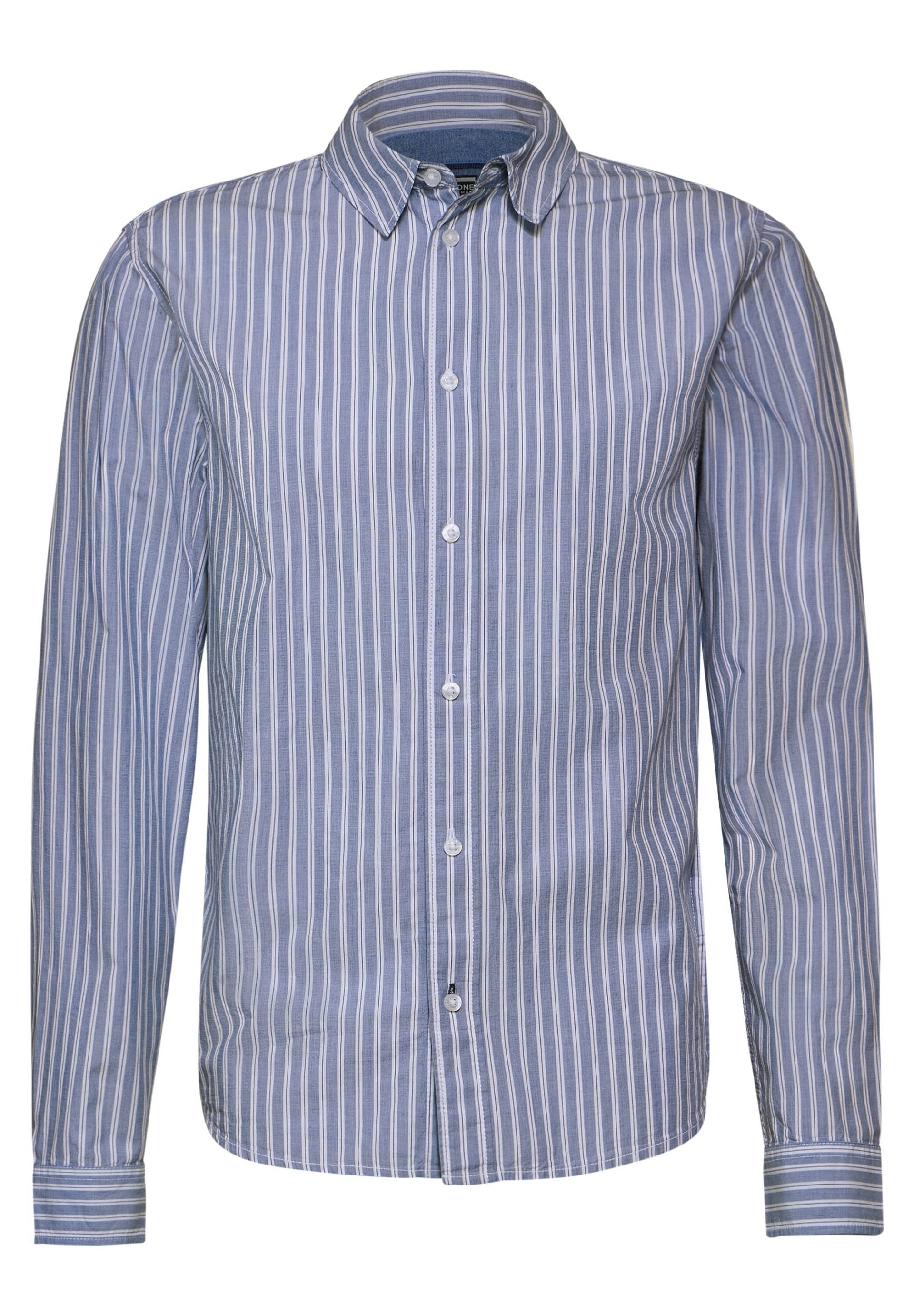 STREET ONE MEN Langarmhemd, aus reiner Baumwolle von Street One Men