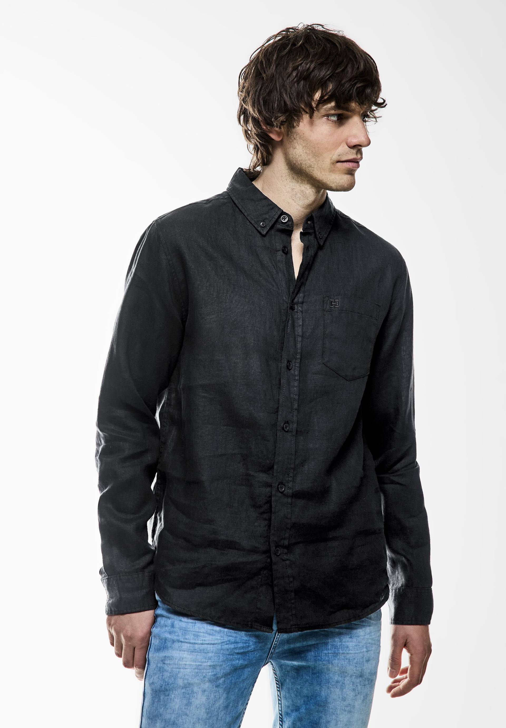 STREET ONE MEN Langarmhemd, soft und weich von Street One Men