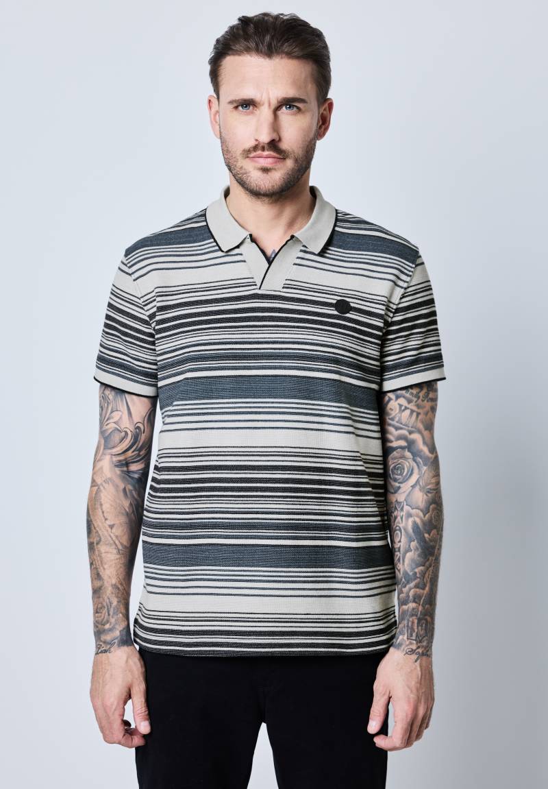 STREET ONE MEN Poloshirt, aus Baumwolle mit Stretchante von Street One Men