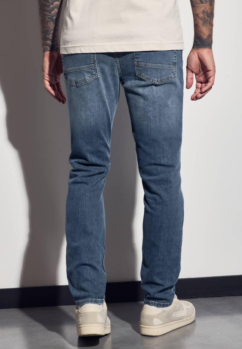 STREET ONE MEN Regular-fit-Jeans, aus Baumwolle mit Stretchanteil von Street One Men