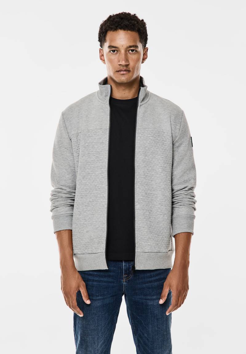 STREET ONE MEN Sweatjacke, mit Stehkragen von Street One Men