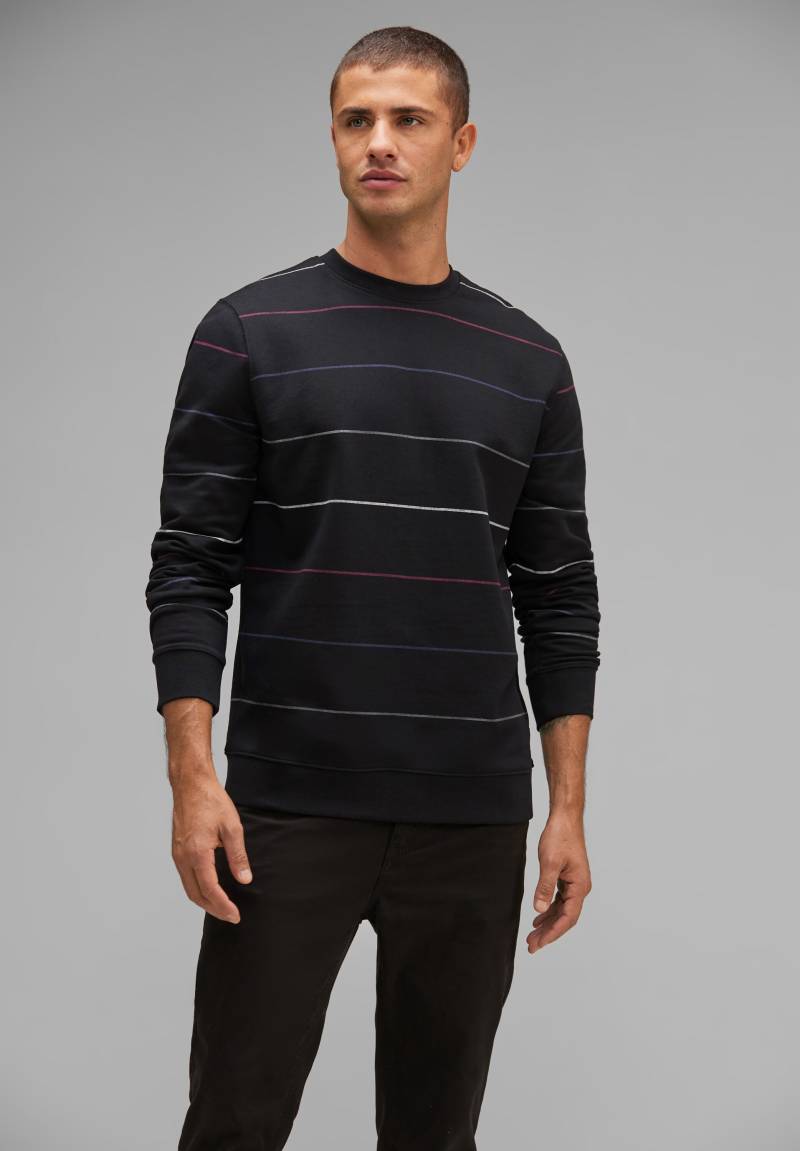 STREET ONE MEN Sweatshirt, mit Rundhalsausschnitt von Street One Men