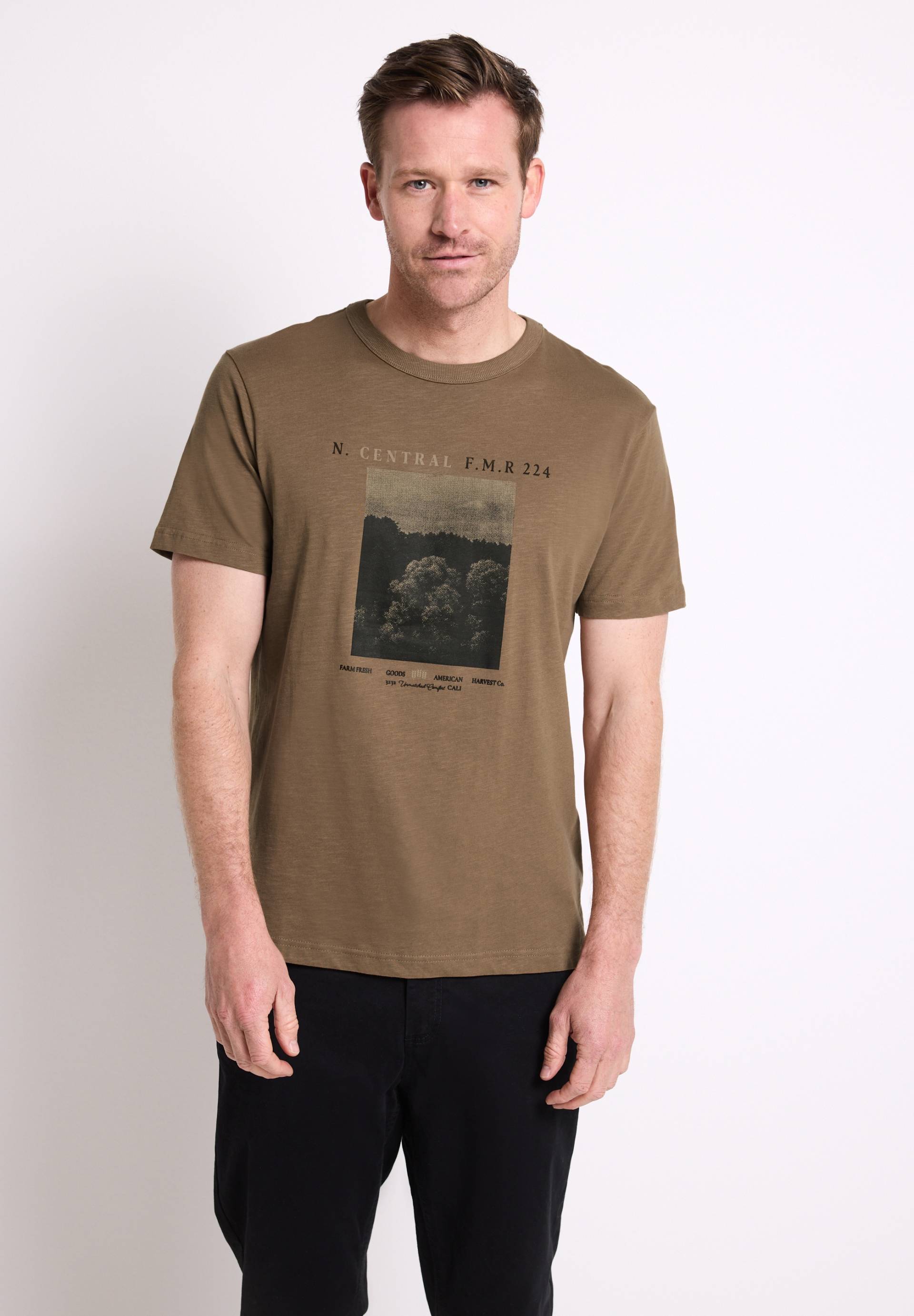 STREET ONE MEN T-Shirt aus reiner Baumwolle von Street One Men