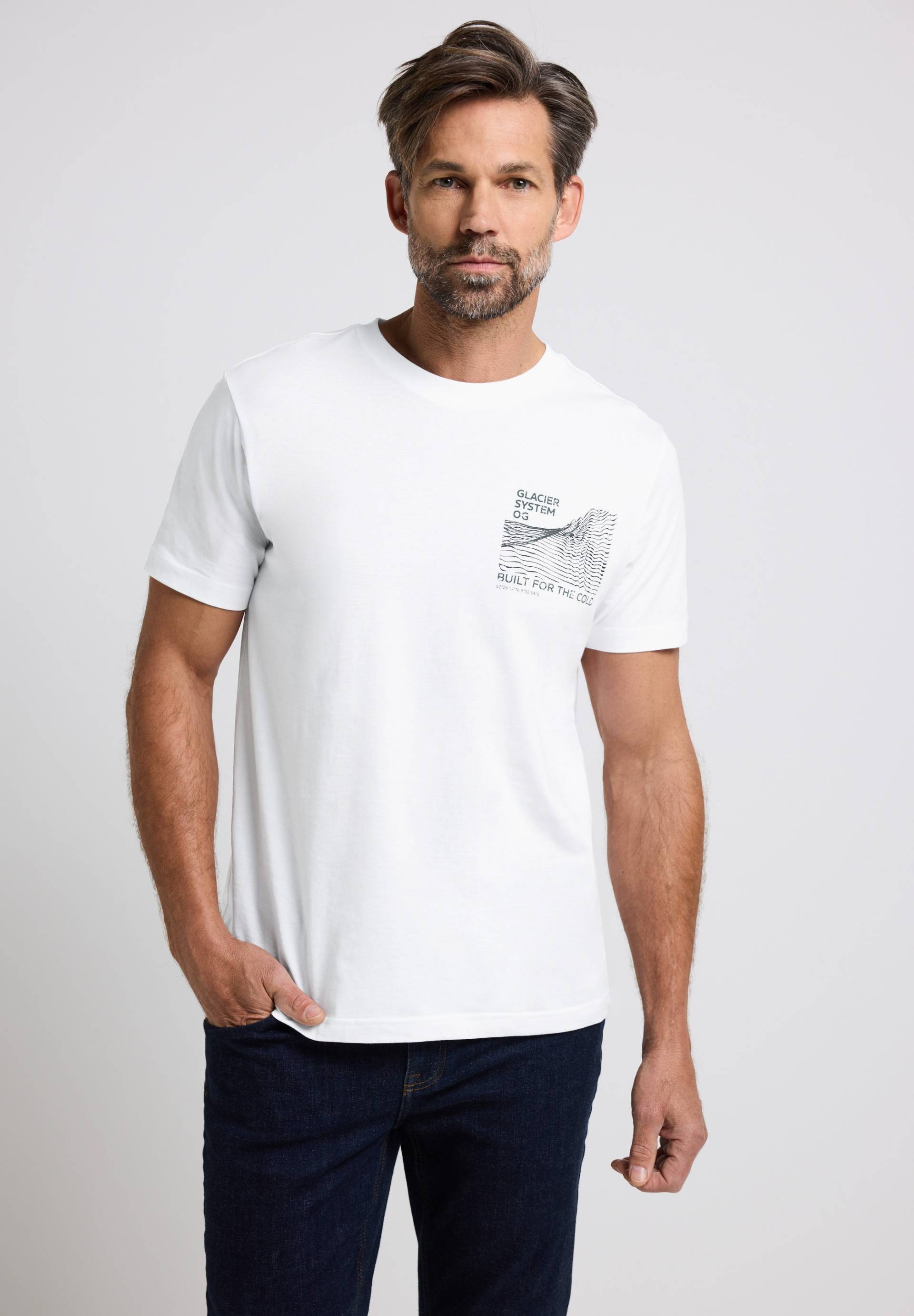 STREET ONE MEN T-Shirt aus reiner Baumwolle von Street One Men