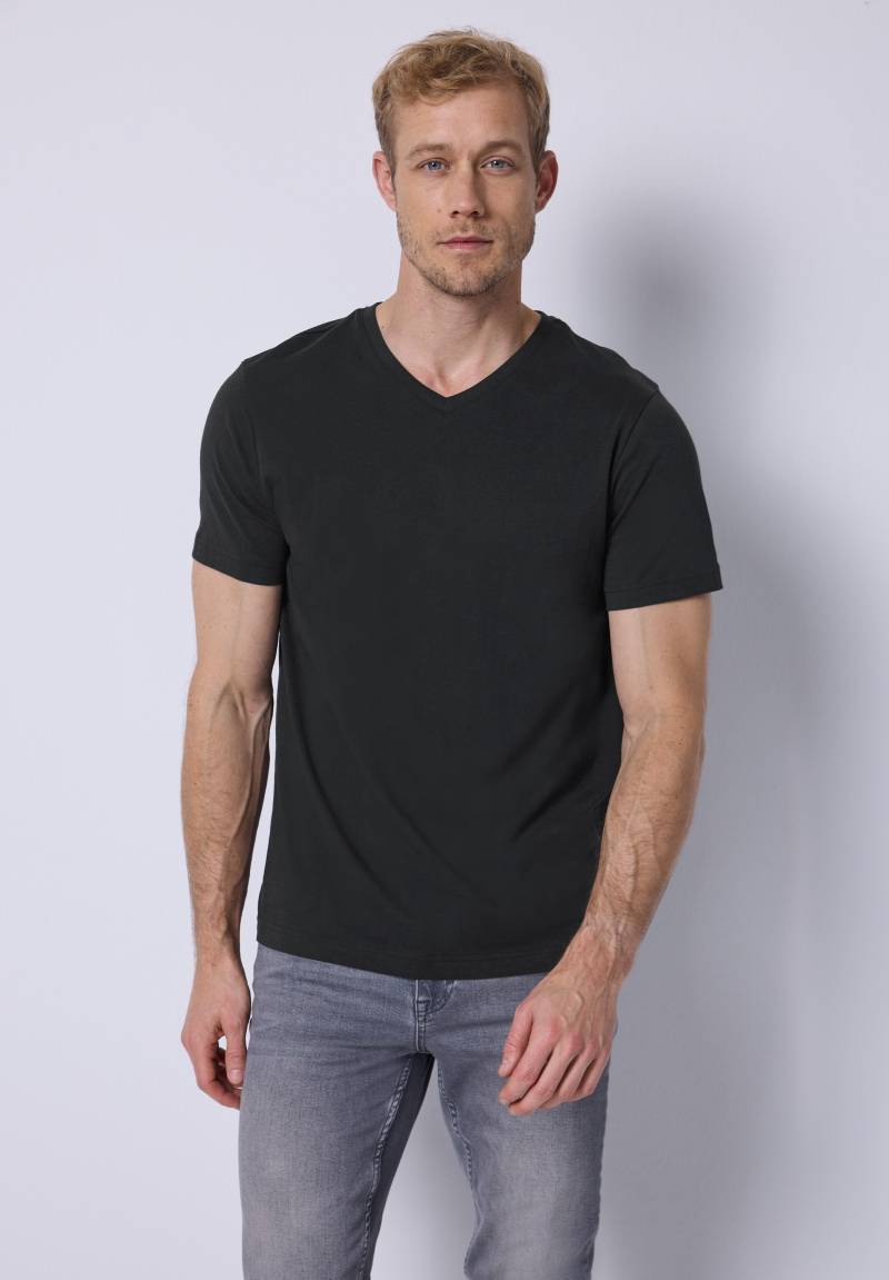 STREET ONE MEN T-Shirt mit V-Ausschnitt von Street One Men