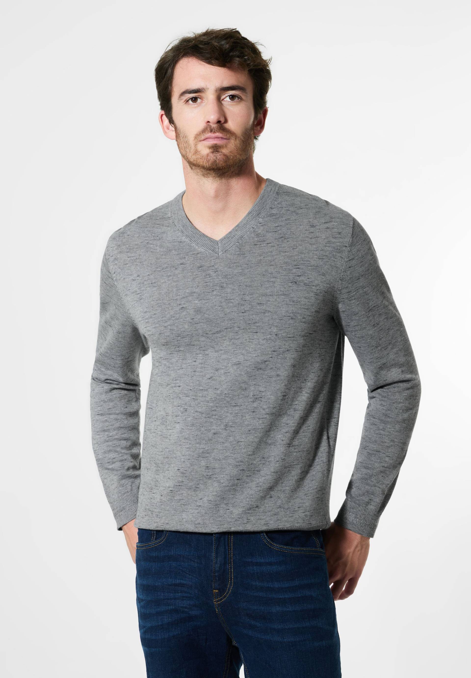 STREET ONE MEN V-Ausschnitt-Pullover von Street One Men