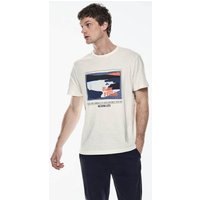 Slub T-Shirt mit Print von Street One Men