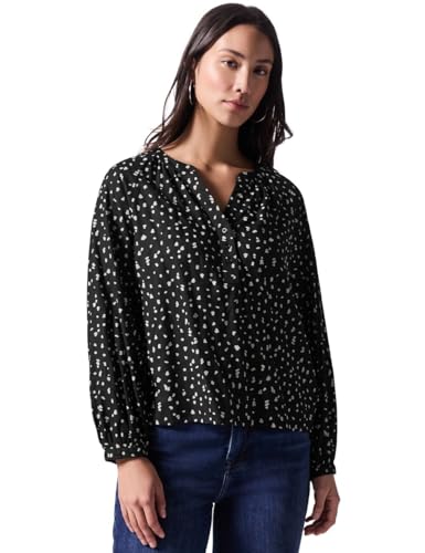 Street One Studio Damen F345331 Loose Fit Raglan-Bluse, Schwarz, 36 EU Street One Studio Damen F345331 Loose Fit Raglan-Bluse, Schwarz, 36 EU von Street One Studio