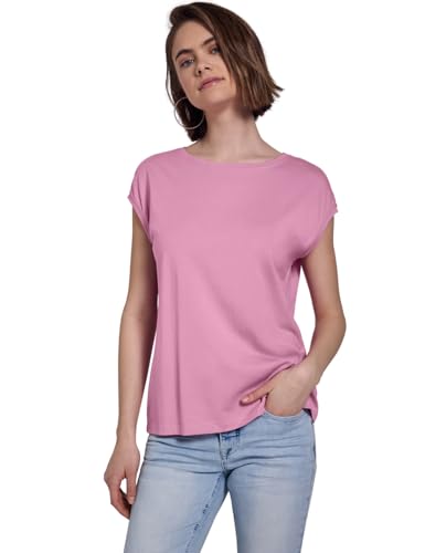 Street One Studio Damen F323207 Shirt in Unifarbe, Intense Rose, 40 von Street One Studio