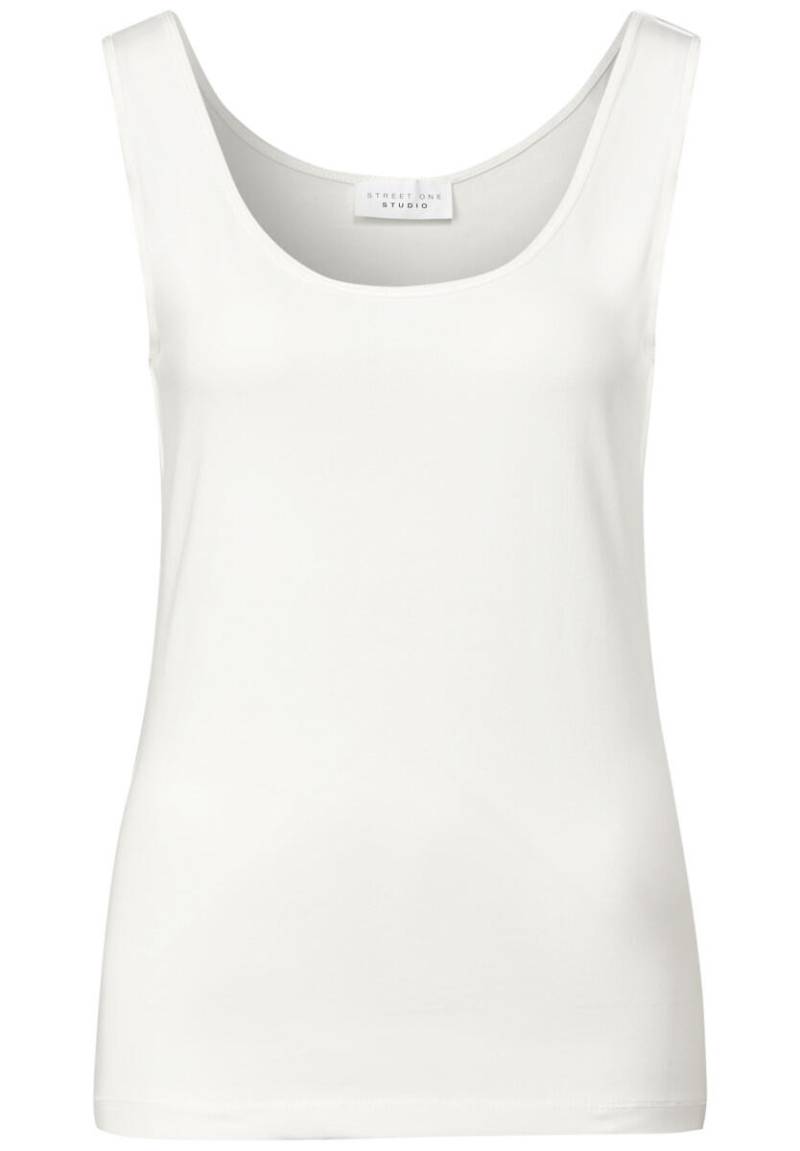 Street One Studio - Basic Jersey-Top weiß - Gr. - 36 von Street One Studio