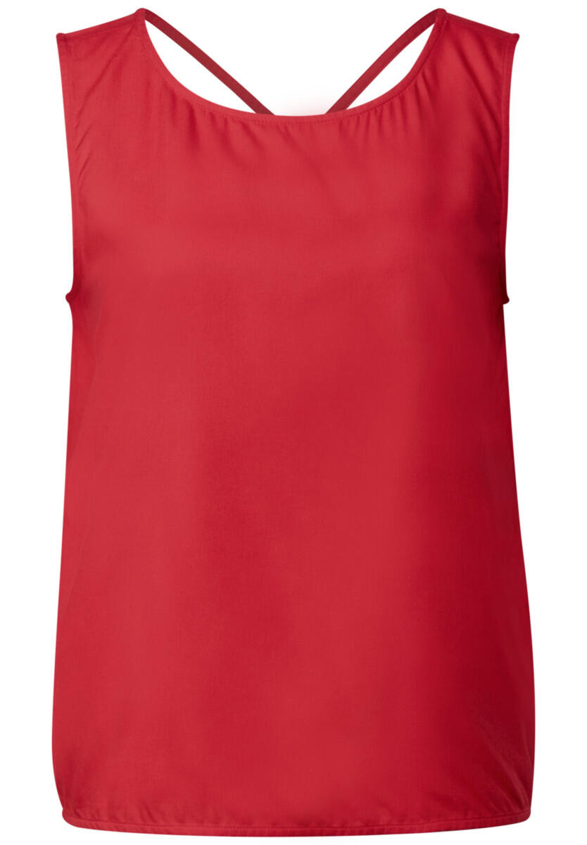 Street One Studio - Blusentop mit Bänderdetails rot - Gr. - 36 von Street One Studio